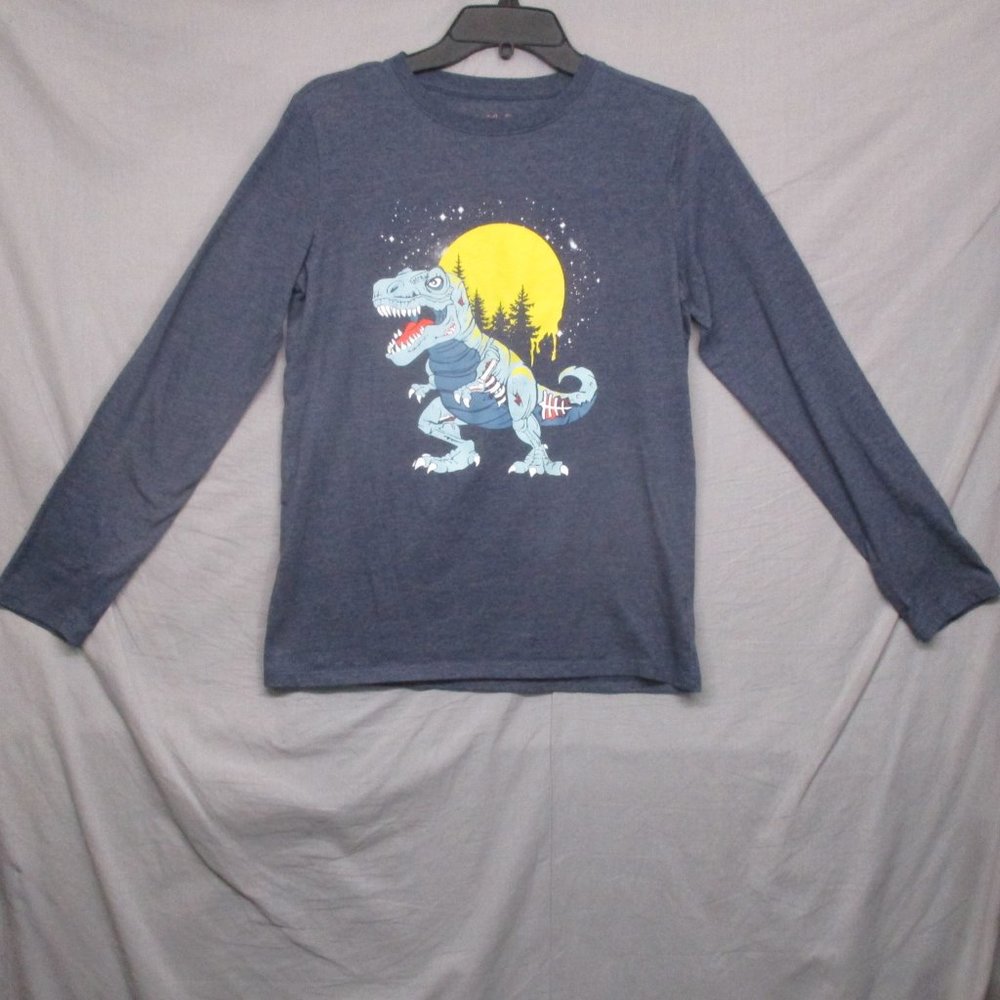 Cat‎ & Jack Zombie Dinosaur Long Sleeve Gray Kids Size | XL